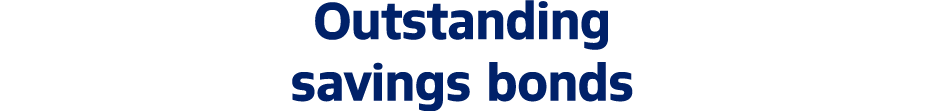 Outstanding savings bonds