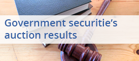 Government securitie's auction results
