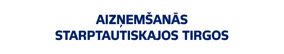AIZ EM AN S STARPTAUTISKAJOS TIRGOS